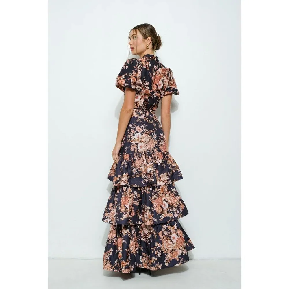AiNa Catalina Floral Blouse & FLORAL ZIMM Maxi SKIRT Set - size S - Picture 2 of 8